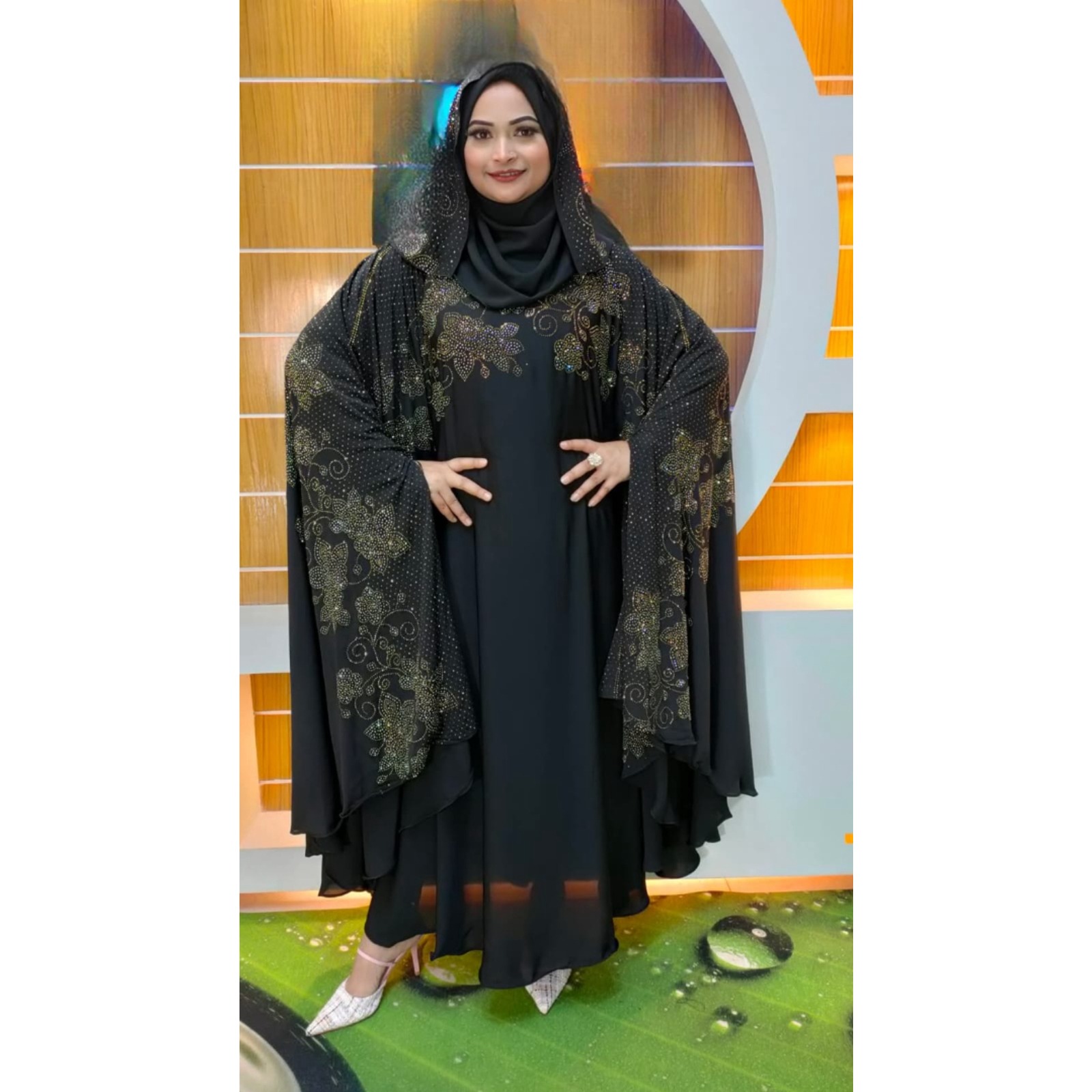 Stone Borka with Hijab