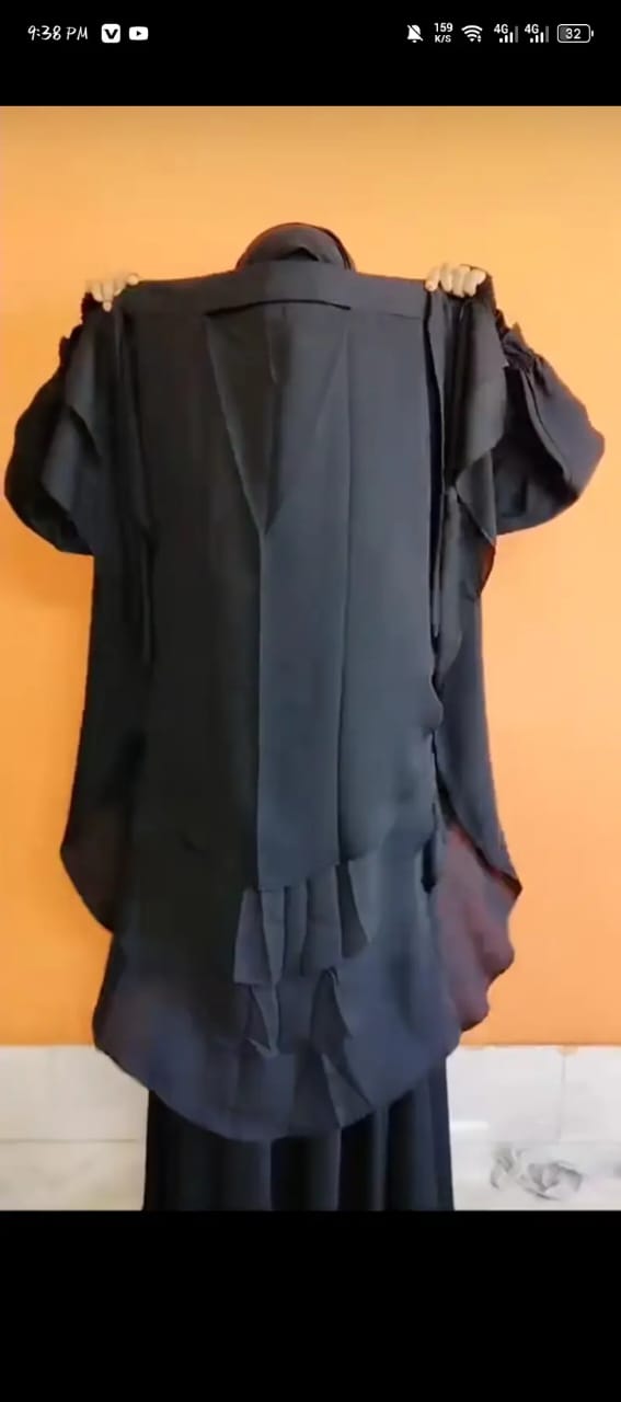 সামনে ২ পাট পিছনে ৩ পাট আকর্ষণীয় একটি রেডী নিকাব